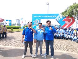 Perwakilan DPC HNSI Kota Cilegon Ikuti Peringatan HUT Bhayangkara ke-79 di Monas