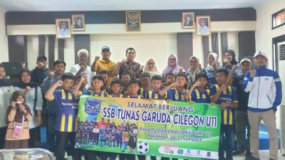 SSB Tunas Garuda U-11 Wakili Kota Cilegon di Regional 8 Nasional, Lurah Kebondalem Lepas dan Beri Semangat